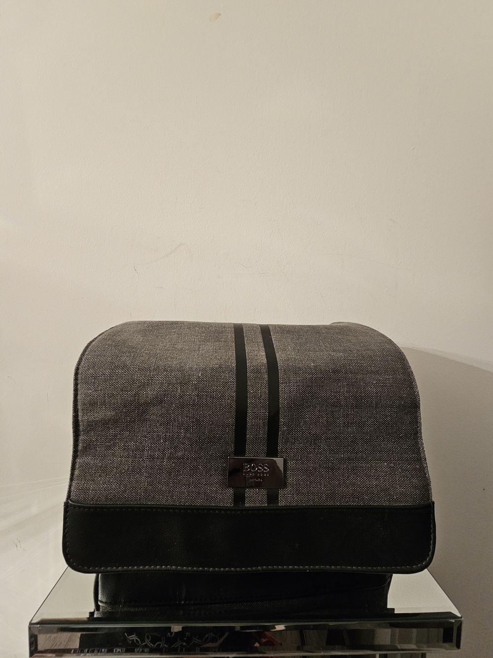 BOSS Men's Gray Crossbody Bag